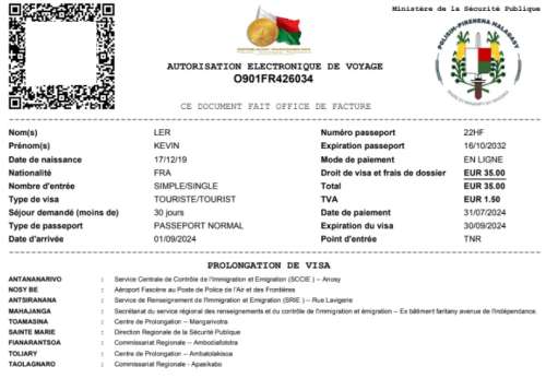 madagascar e-visa